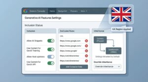 contrôle IA générative Search Console